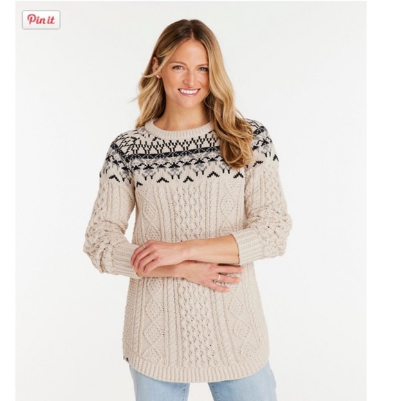 LL Bean Fisherman’s Sweater - Picture 7 of 8